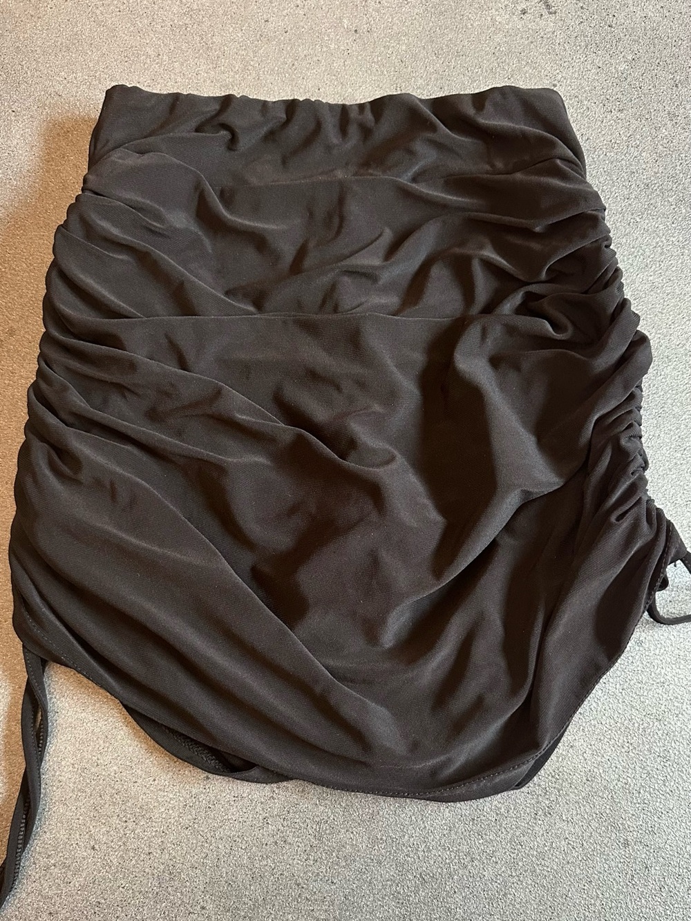 ZYM Black Latin  dance skirt . Size XS